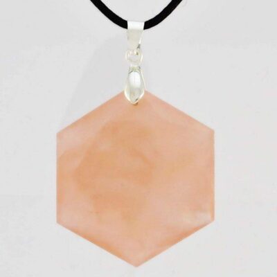 Obesek na tekstilni vrvici - Davidova Zvezda - Roževec