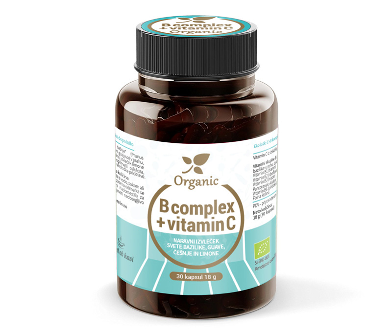Organski B COMPLEX z dodanim C vitaminom