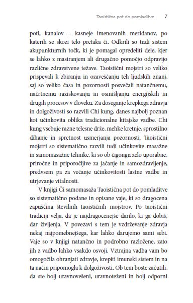Či samomasaža: Taoistična pot do pomladitve