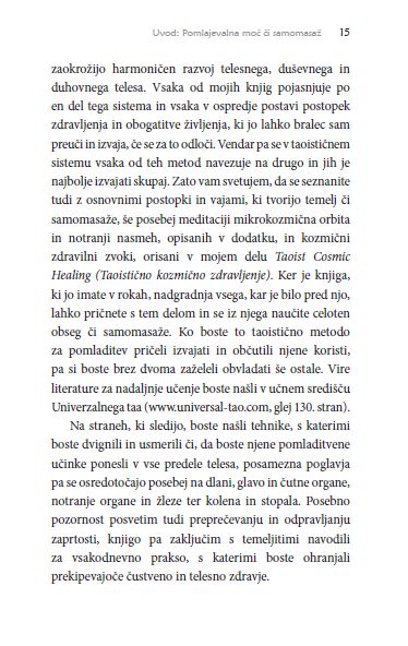 Či samomasaža: Taoistična pot do pomladitve