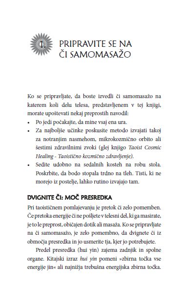 Či samomasaža: Taoistična pot do pomladitve