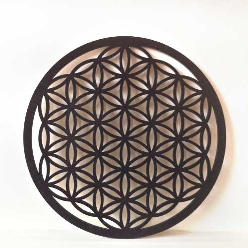 Stenska dekoracija Roža življenja iz svete geometrije - Consciousness Codes