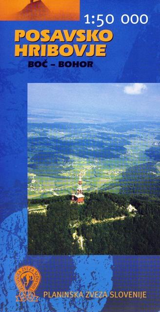Posavsko hribovje - Vzhodni del - Boč, Bohor - 1:50 000