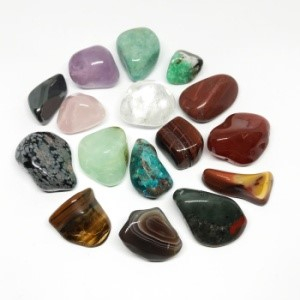 Komplet 16 ročnih kamnov