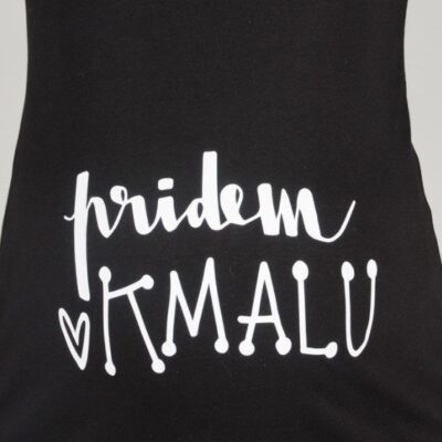 Nosečniška majica Pridem kmalu