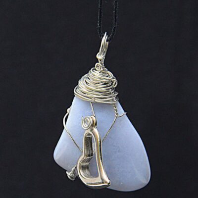 Obesek  Modri kalcedon