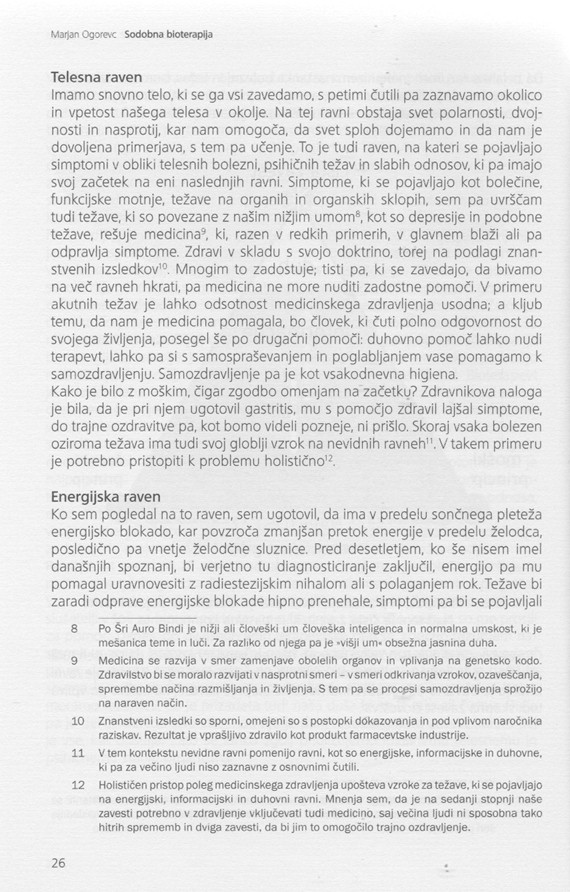 Sodobna bioterapija s poudarkom na karmični diagnostiki in integralni biorgonomiji