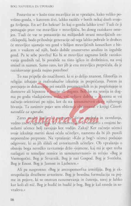 Bog - Navodila za uporabo - O naravi odnosov, svetosti, iluziji in risalnem žebljičku