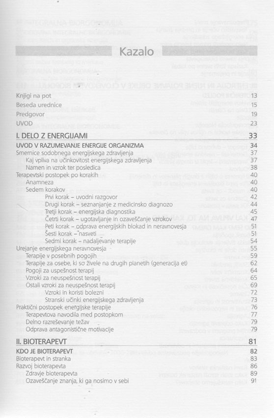 Sodobna bioterapija s poudarkom na karmični diagnostiki in integralni biorgonomiji