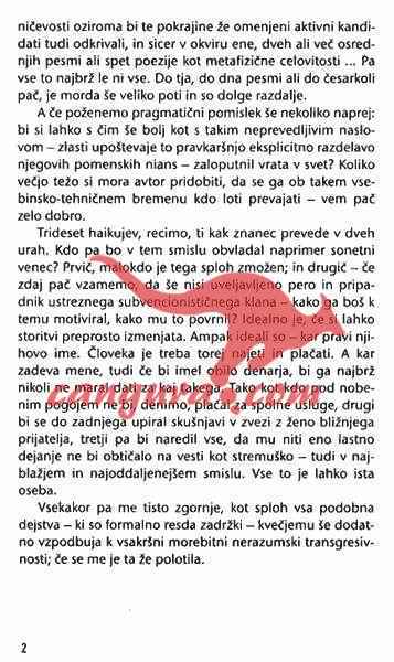 Pesmi do dna - Zbirka Zeleni Meander