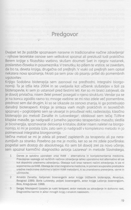 Sodobna bioterapija s poudarkom na karmični diagnostiki in integralni biorgonomiji