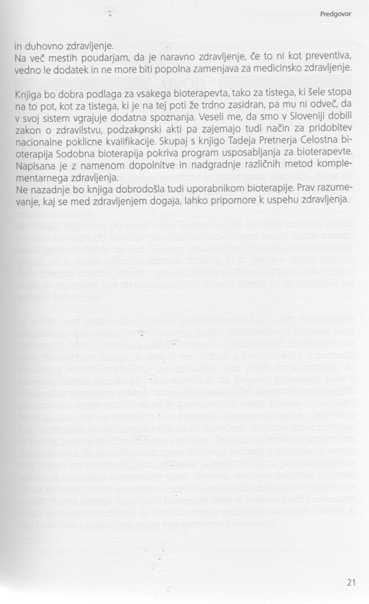 Sodobna bioterapija s poudarkom na karmični diagnostiki in integralni biorgonomiji