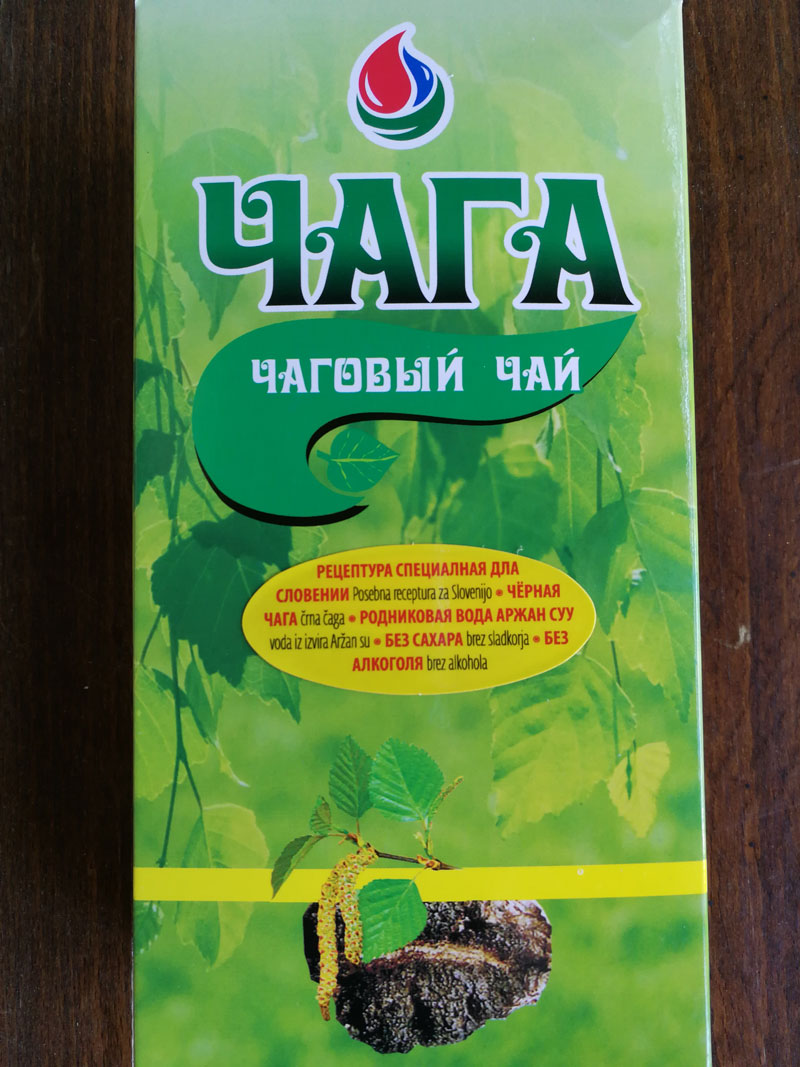 Črna sibirska čaga iz Altaja