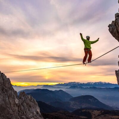 Slackline za hojo po vrvi (set) - 15 m