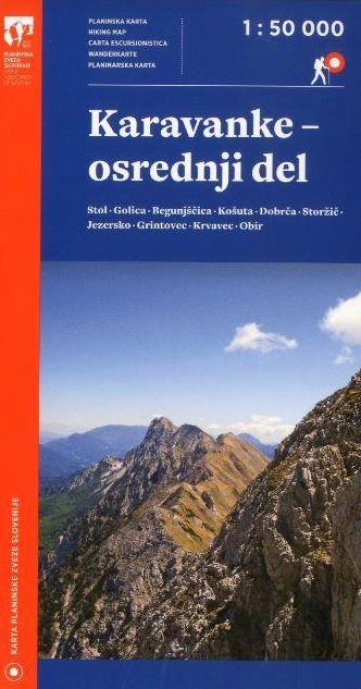 Karavanke osrednji del – 1 : 50.000 (Nova)