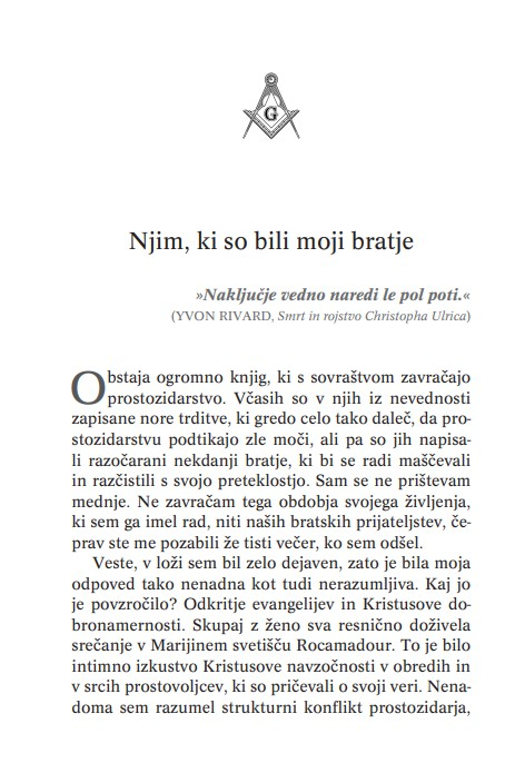 Zbogom, prostozidarji