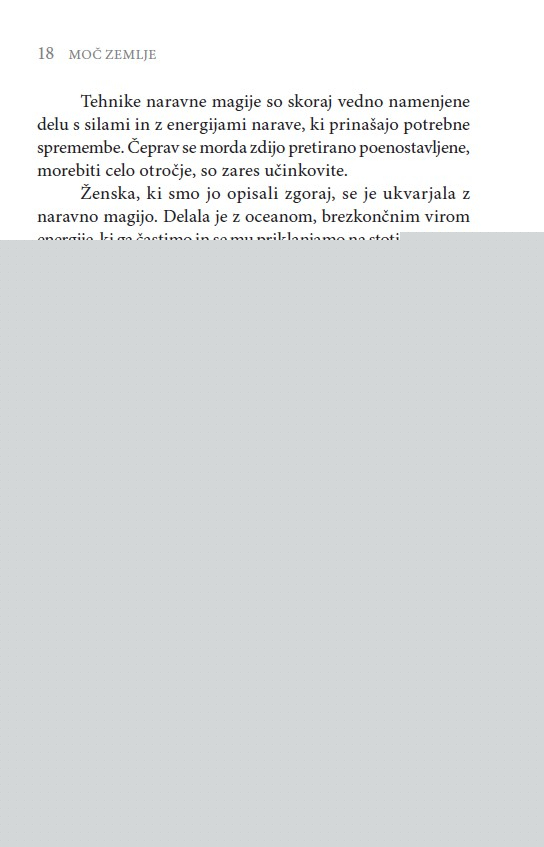 Moč Zemlje in naravne magijske tehnike