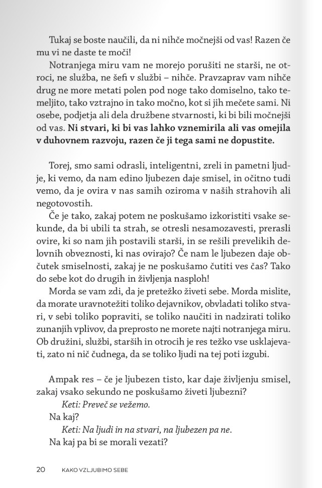 Kako vzljubimo sebe