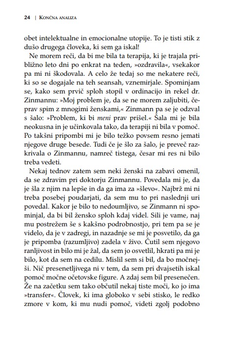 Končna analiza