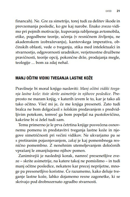 Tvegati lastno kožo