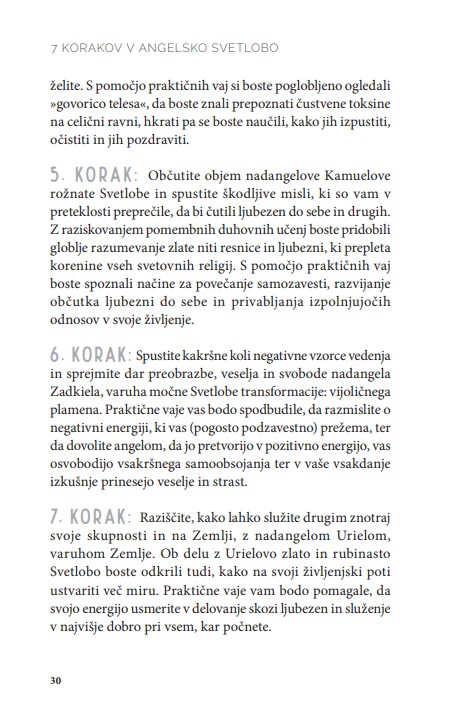 7 korakov v angelsko svetlobo