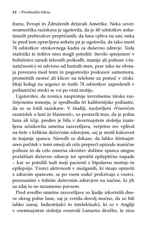 Preobrazbe telesa
