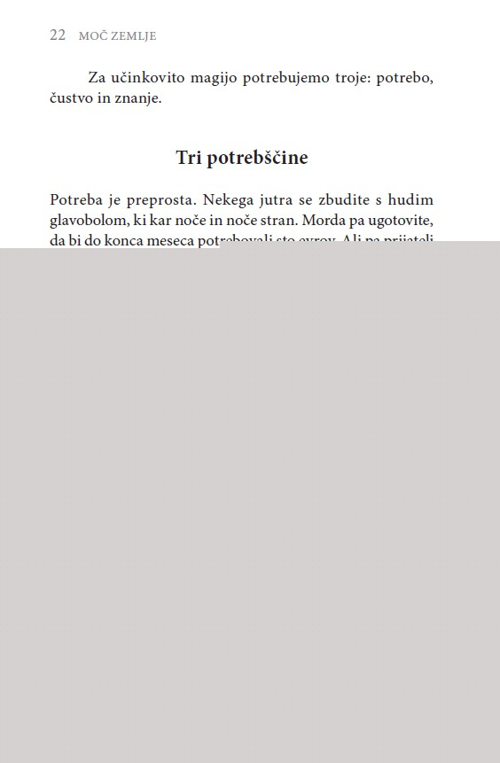 Moč Zemlje in naravne magijske tehnike