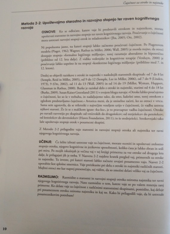 Čuječnost za otroke in najstnike