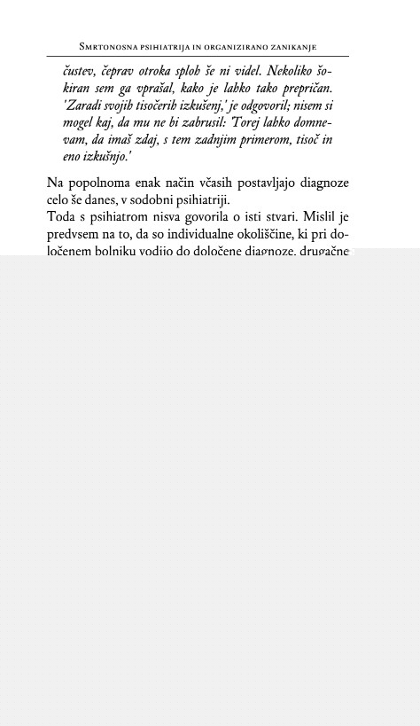 Smrtonosna psihiatrija in organizirano zanikanje