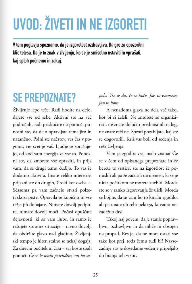 Izgorelost: si upate živeti drugače?