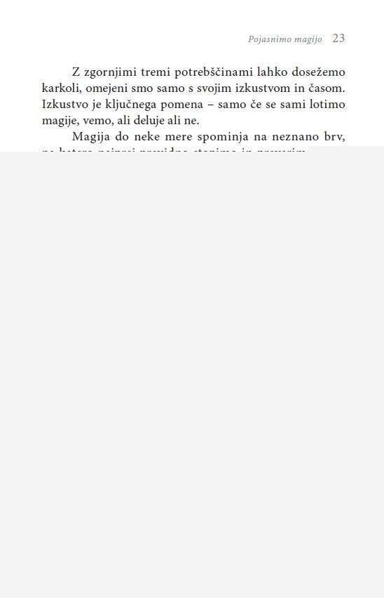 Moč Zemlje in naravne magijske tehnike
