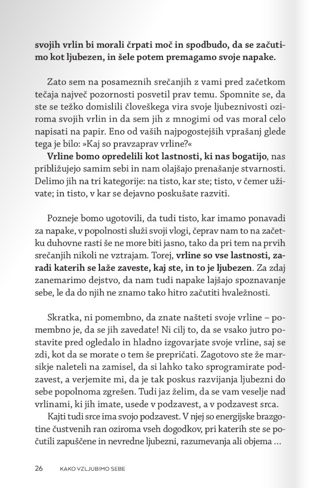 Kako vzljubimo sebe