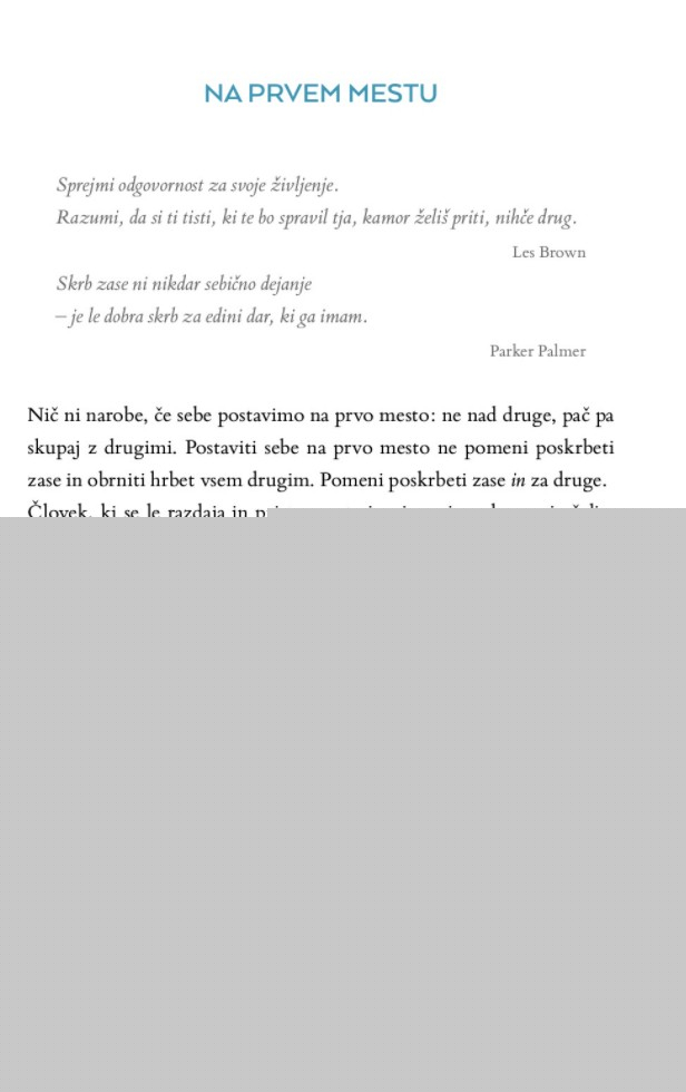 Nekaj ti želim povedati