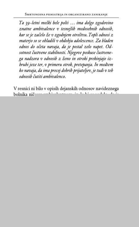 Smrtonosna psihiatrija in organizirano zanikanje