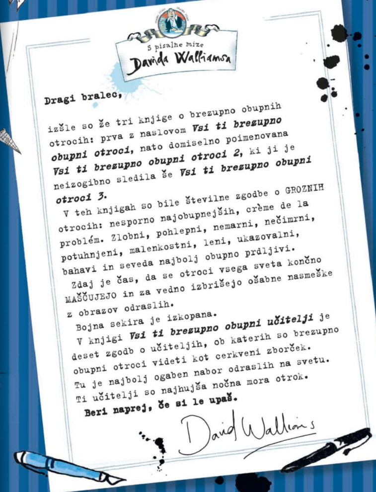 Vsi ti brezupno obupni učitelji