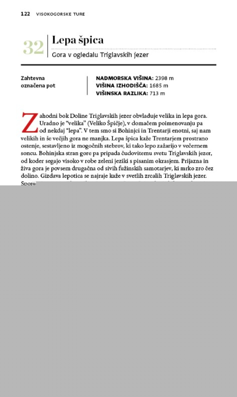 Julijske Alpe - Bohinjske gore