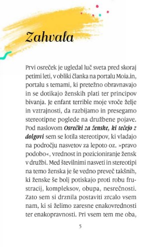 Osrečki za ženske, ki tečejo z dolgovi