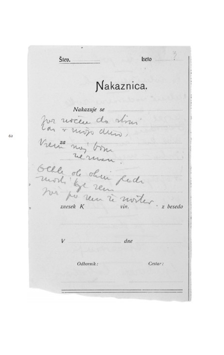 Vsem naj bom neznan, 1. knjiga