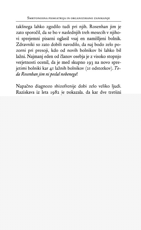Smrtonosna psihiatrija in organizirano zanikanje