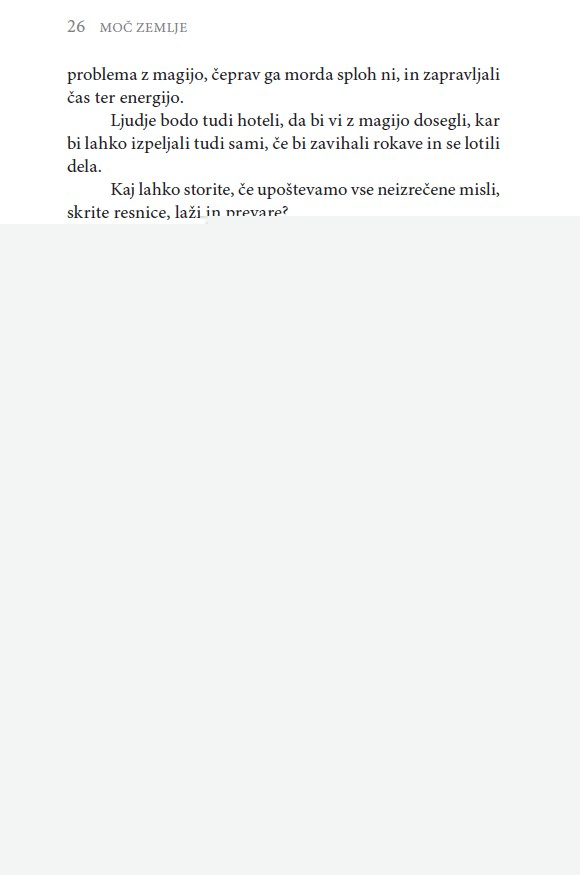 Moč Zemlje in naravne magijske tehnike