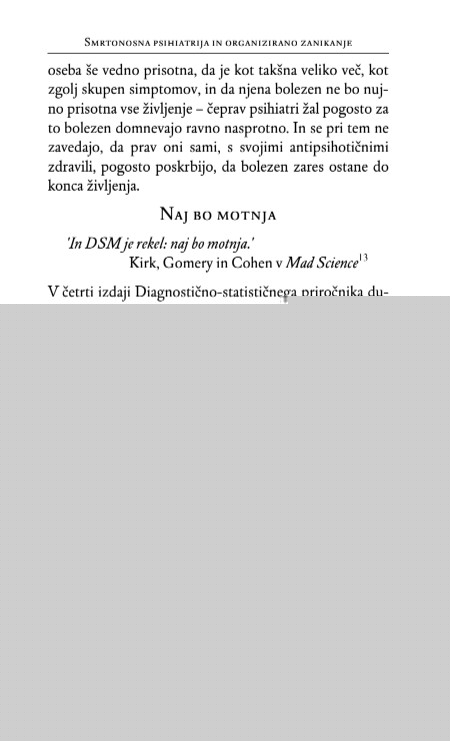 Smrtonosna psihiatrija in organizirano zanikanje