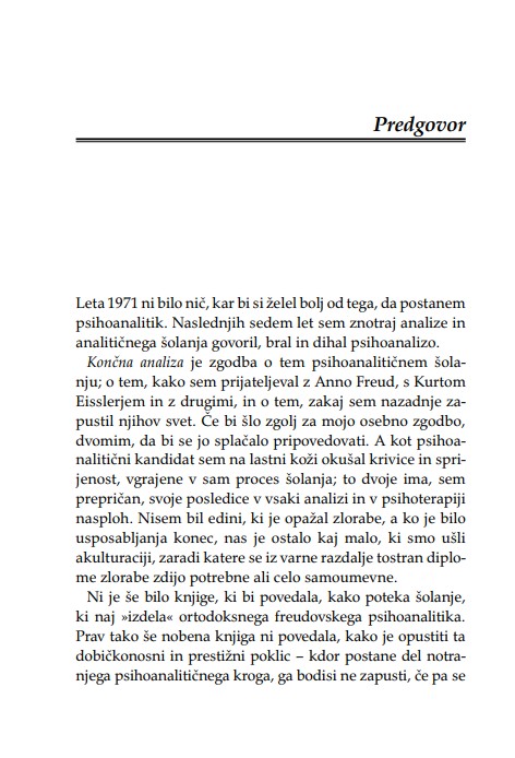Končna analiza