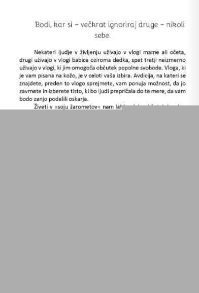 Srečen, čeprav ne ugajaš drugim