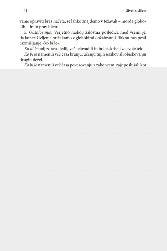 Živeti s ciljem
