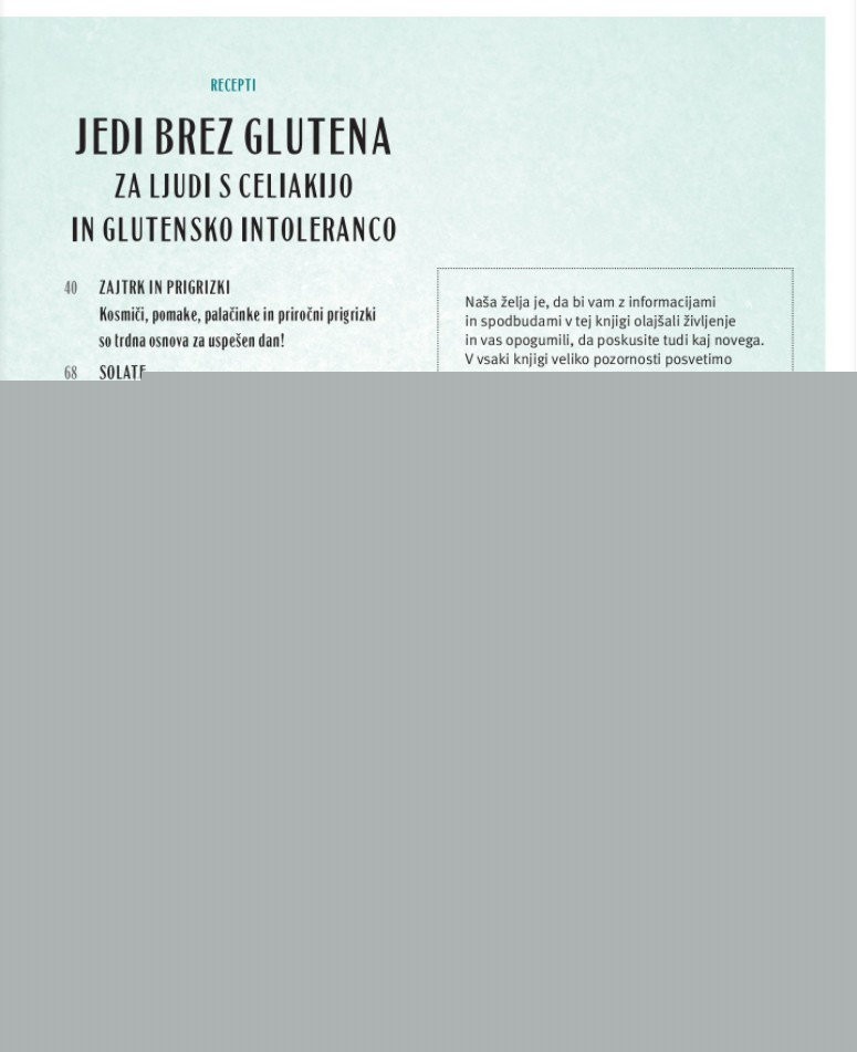Kuhamo in pečemo brez glutena