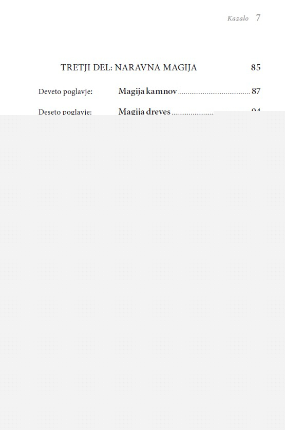 Moč Zemlje in naravne magijske tehnike
