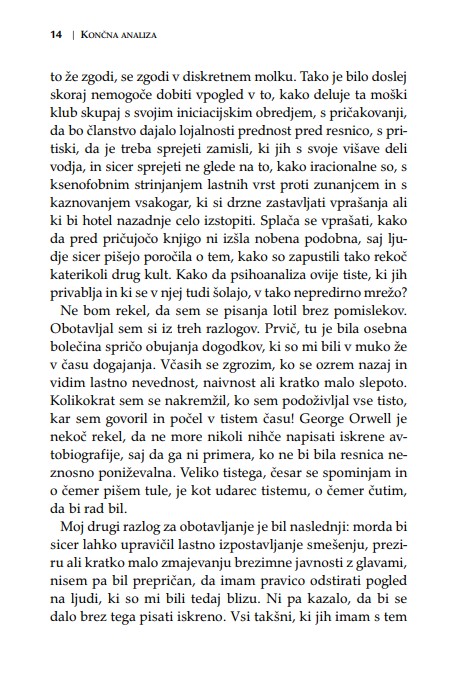 Končna analiza