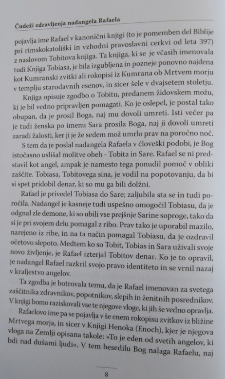 Čudeži zdravljenja nadangela Rafaela