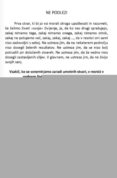 Srečen, čeprav ne ugajaš drugim