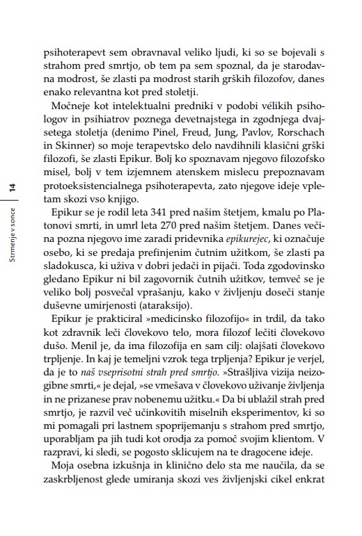 Strmenje v sonce